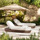 Willow - Sunbrella Upholstered Patio Lounger by HouseOfZazla