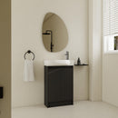 23" Freestanding Bathroom Vanity with Sink, Soft Close Doors