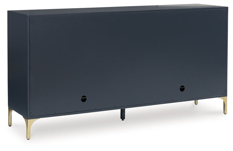 Loirwick - Accent Cabinet - Dark Blue, photo 6 of 7