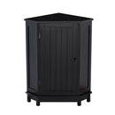 Bathroom Cabinet Triangle Corner Storage Cabinet With Adjustable Shelf Modern Style by HouseOfZazla