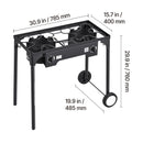 2 Burner Outdoor Propane Gas Stove, 150,000 BTU by HouseOfZazla