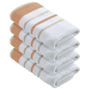 Decorative Cotton Stripe Bath Towel Set - Noelle Collection by Great Bay Home