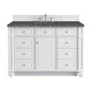 James Martin Bristol 48" Single Bathroom Vanity, Bright White