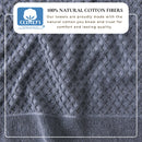 Cotton Diamond Waffle Weave Bath Towel Set - Grayson Collection by Great Bay Home