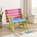 Kids Multi-Functional Arm Chair, Table With 2 Benches All-In-One Set by Unique Piece Furniture