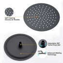 Elegant 10" Round Rain Shower Head And Handheld Set With Adjustable Tilt And Dual Modes by HouseOfZazla