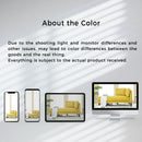 65" Mid-Century Modern Fabric Corner Lounge Chair, Upholstered Indoor Chaise Lounge for Bedroom, Office, Small Living Room & Apartment