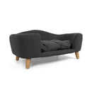 Elevated Dog Bed Frame for Small Dogs with Rubber Wood Legs by HouseOfZazla