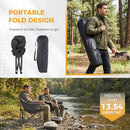 Oversized Camping Chair, Portable Folding Moon Chair with Side Pocket by HouseOfZazla