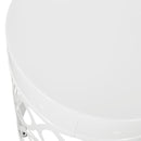 Outdoor Metal Side Table Set of 2