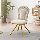 Upholstered Swivel Dining Chairs (Set of 2)