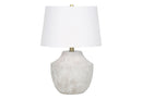 Lighting, Modern Table Lamp, Concrete - Cream by HouseOfZazla