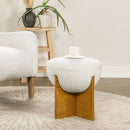 Bali - Round Upholstered Ottoman by HouseOfZazla