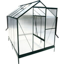 Polycarbonate house, Heavy Duty Outdoor Aluminum Walk-In House Kit With Rain Gutter, Vent And Door For Backyard Garden by HouseOfZazla