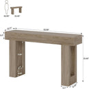 Console Table, Extra Long Narrow Sofa Table for Living Hallway by HouseOfZazla