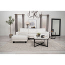 Granholm - Upholstered Curved Arm Sectional Sofa - White