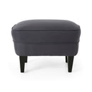 Enchante - Living Room Set With Tufted Back Club Chair And Ottoman