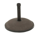 Holder Round Umbrella Base 33 Lbs Concrete - Brown by HouseOfZazla