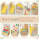 9-in-1 Foldable Kids Climbing Frame & Slide