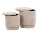 Marla - Upholste Contemporary Ottoman Set by HouseOfZazla