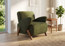 Velvet Fabric Decorative Lounge Chair