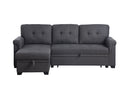 Lucca - Reversible Sleeper Sectional Sofa With Storage Chaise by HouseOfZazla