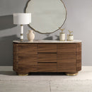 Willene - Server With Ceramic Top - Ceramic Top & Walnut