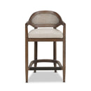 Americana - Mid-Century Modern Cane Back Counter Stool by HouseOfZazla