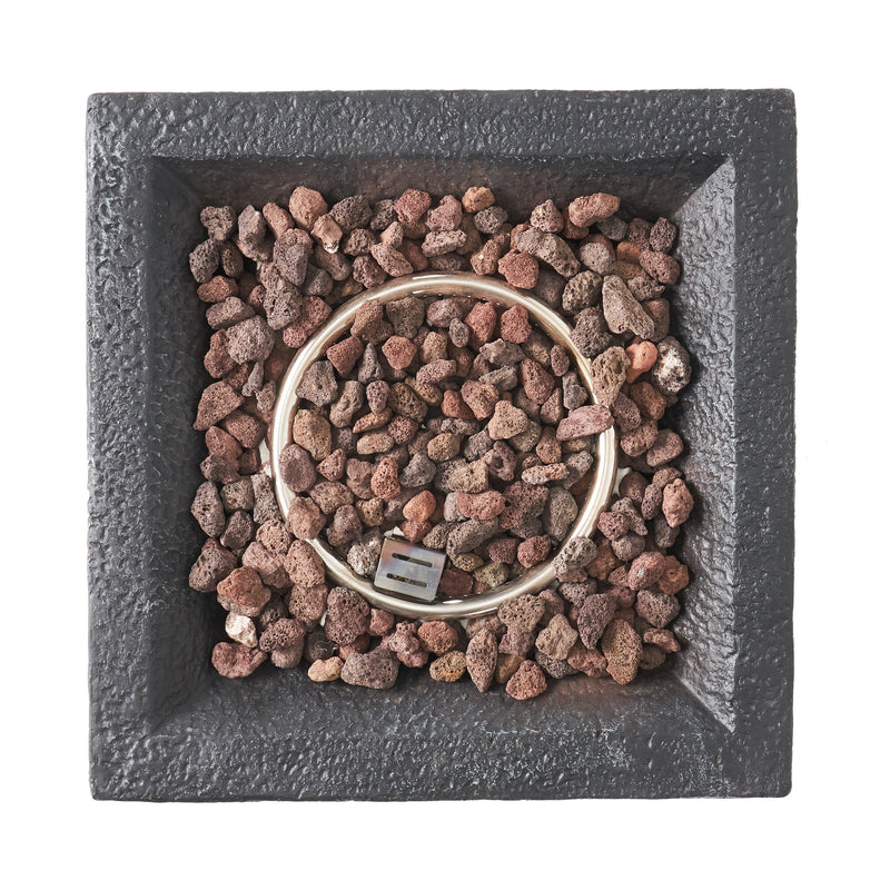 19.50" STONE MGO FIRE COLUMN - 40 000 BTU