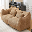 Comfortable Dual Beanbag Chair With High Resilience Foam Core For 2 People