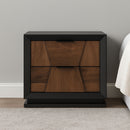 Houston - 2 Drawer Nightstand - Walnut