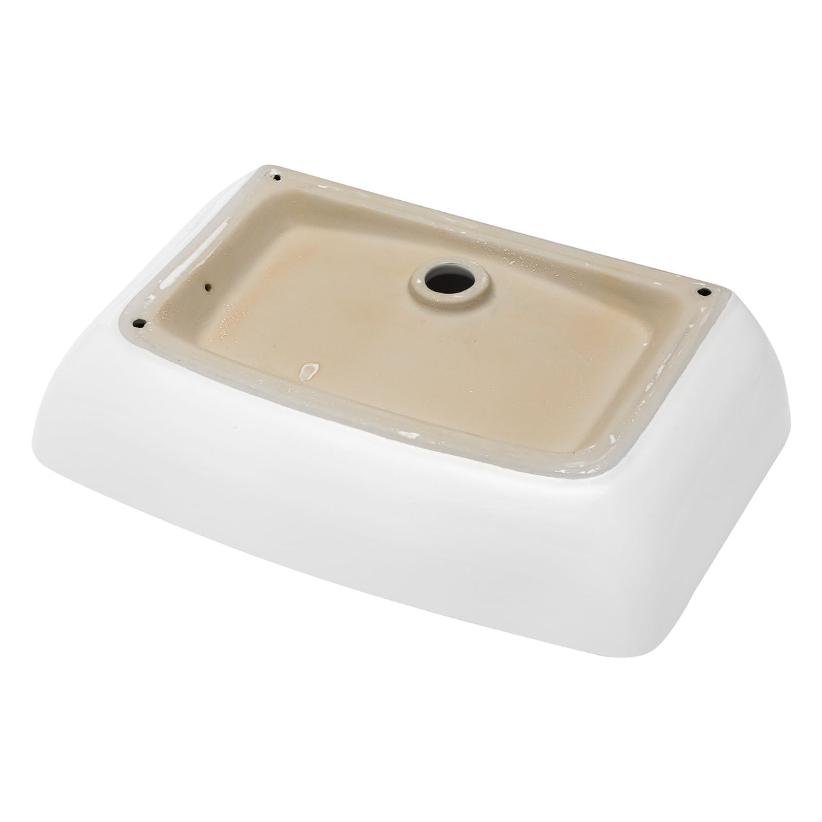 Rectangular Vessel Bathroom Sink - White, photo 6 of 6