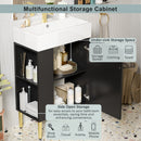 Bathroom Vanity, Combo Cabinet, Bathroom Storage Cabinet, Single Ceramic Sink by Unique Piece Furniture