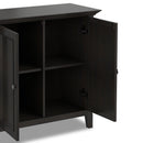 Amherst - 2 Door Storage Cabinet & Adjustable Shelving - Brown by HouseOfZazla