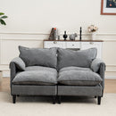 Convertible Combination Sofa With Footstools With Storage by Unique Piece Furniture