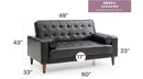 Contemporary Loveseat For Two by HouseOfZazla