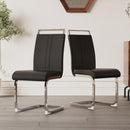 Modern Dining Chairs With Padded Seat, High Back by Unique Piece Furniture