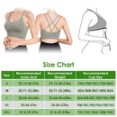 3Packs Women Cross Back Sport Bras Padded StrappyÊMedium Support Bras SexyÊFitnessÊTank Tops with Removable Pads for Gym Yoga Workout Running