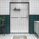 Aluminum Frame Double Sliding Shower Door - Bypass Bathroom Door