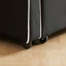 3-in-1 Sofa Bed, Convertible Sleeper Chair Sofa Bed Adjustable Pull Out Sleeper Chair Bed Multi-Pockets Folding Sofa Bed for Living Room Bedroom Small Space (Black)