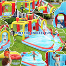 7-in-1 Inflatable Slide Water Park and Garden Bouncer by HouseOfZazla