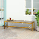 Cambria - 3 Seater Bench - Teak by HouseOfZazla