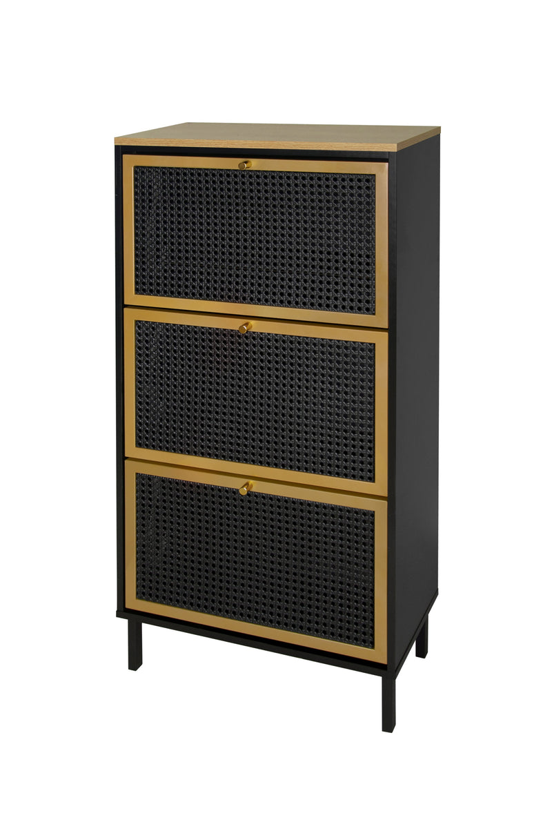 Walker Edison | Modern Entryway Shoe Rack