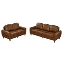 Breathable Faux Leather Sofa For Living Room