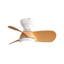 23" Bedroom Ceiling Fan With 3 Color Dimmable 3 ABS Blades Remote Control Dc Motor With 18W Led Light by HouseOfZazla