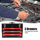 3 DRAWERS TOOL BOX WITH TOOL SET