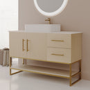 36" Modern Bathroom Vanity with Ceramic Vessel Sink