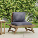 Sedona Outdoor Club Chair With Slatted Design by HouseOfZazla