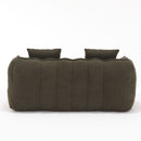 Cozy Beanbag Chair With High Resilience Foam Core For 2 by HouseOfZazla