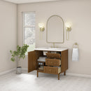 James Martin Laurent 36" Dual Mount Single Bathroom Vanity, Honey Oak